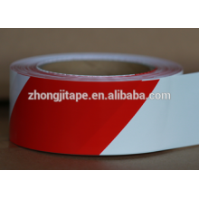 Professional maker red and white pe warning barrier tape